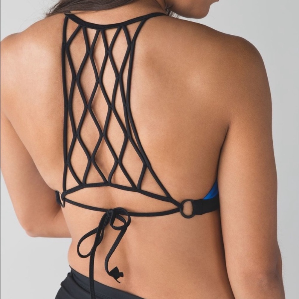 Lululemon Tidal Flow Net Top Twisted Bikini & Bott - image 1